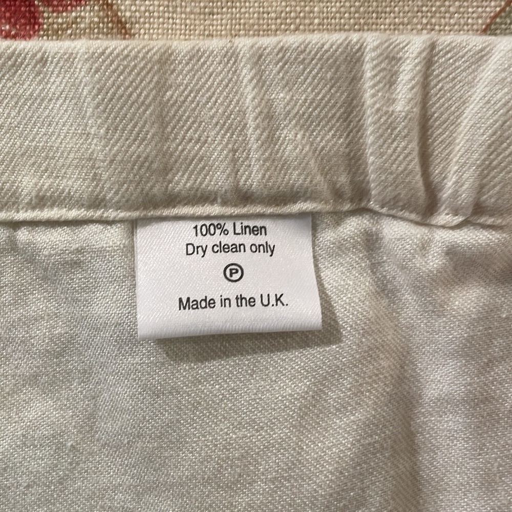 Shirin Guild Cream Linen Pants ShowStopper - Picture 8 of 8
